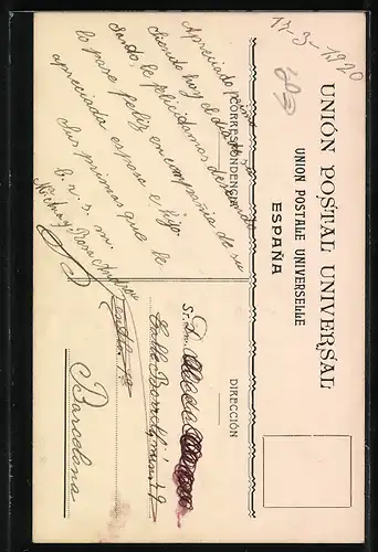 Künstler-AK Handgemalt: Blumen mit Blattwerk