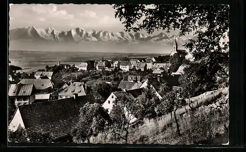 AK Bonndorf im Hochschwarzwald, Teilansicht mit Kirche