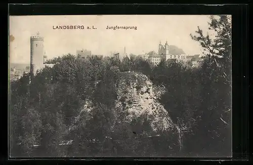 AK Landsberg a. L., Jungfernsprung