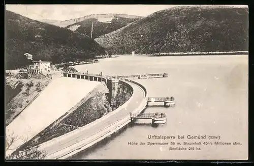 AK Gemünd /Eifel, Urfttalsperre