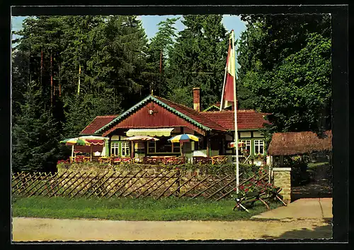 AK Oberthulba /Ufr., Gasthaus Waldfried Fam. Schiessl