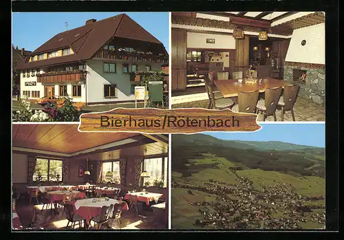 AK Friedenweiler-Rötenbach /Schwarzw., Gasthaus-Pension zum Bierhaus Fam. Profazi, Gesamtansicht