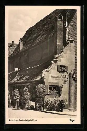 AK Nürnberg, Bratwurstglöcklein, Strassenansicht