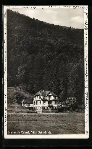 AK Herrenalb-Gaistal, Villa Schönblick