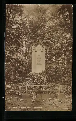 AK Ansbach, Kaspar Hauser-Denkmal