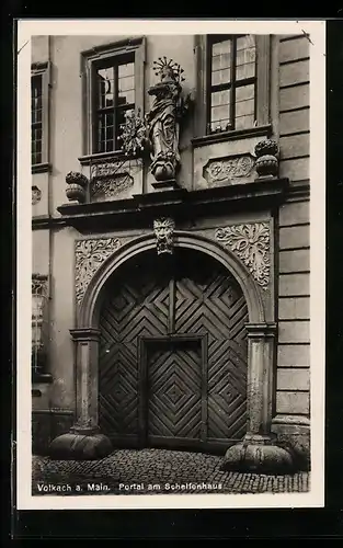 AK Volkach a. Main, Portal am Schelfenhaus