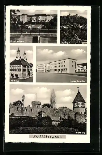 AK Tuttlingen, Honberg, Krankenhaus, Rathaus