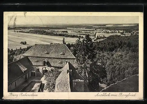 AK Landpoststempel Raben über Belzig