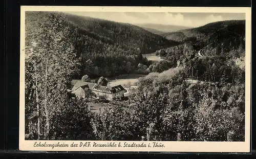 AK Landpoststempel Ruttersdorf über Stadtroda