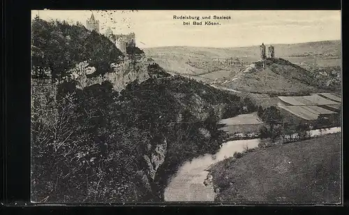 AK Landpoststempel Saaleck über Naumburg /Saale