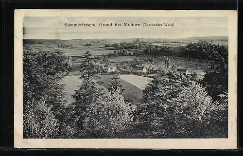 AK Landpoststempel Grund /Dresden-A. 28 Land