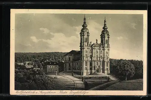 AK Landpoststempel Vierzehnheiligen /Lichtenfels Land