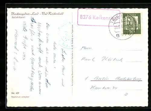 AK Landpoststempel Kaikenried