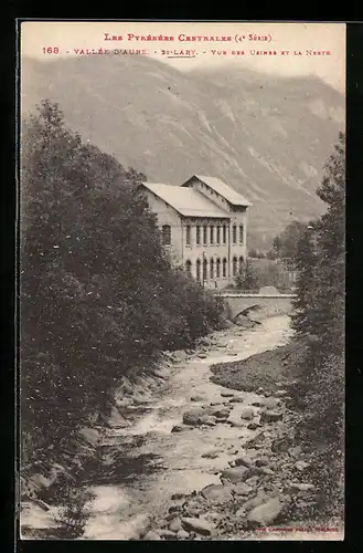 AK Saint-Lary, vue des usines et de la Neste