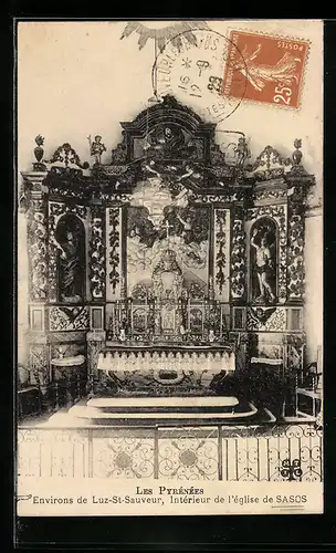AK Sasos, Intérieur de l`église de Sasos