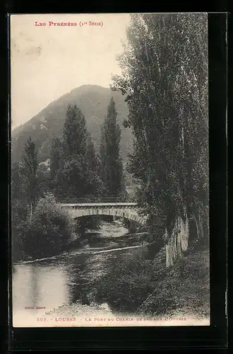 AK Loures, Le Pont du Chemin de Fer sur l`Oursse