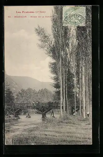 AK Barbazan, Bords de la Garonne