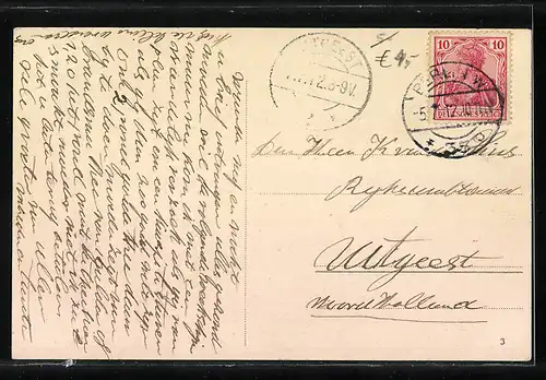 AK Berlin, Strassenbahnen auf dem Alexanderplatz