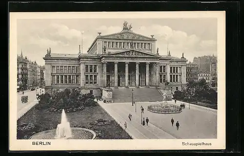 AK Berlin, Schauspielhaus am Gendarmenmarkt