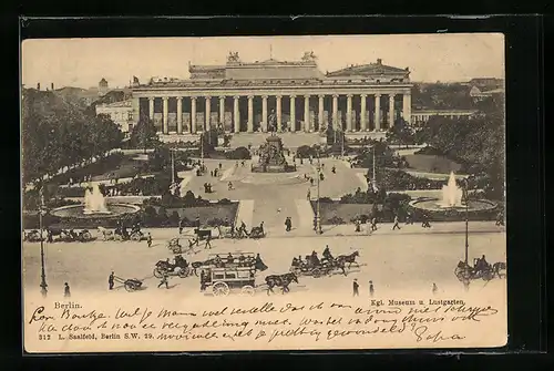 AK Berlin, Kgl. Museum und Lustgarten