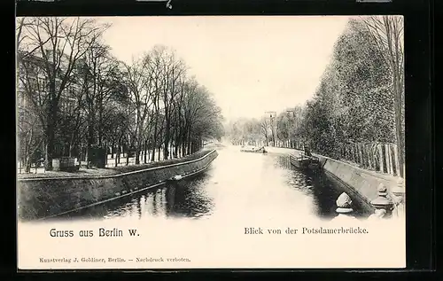 AK Berlin-Tiergarten, Blick von der Potsdamerbrücke