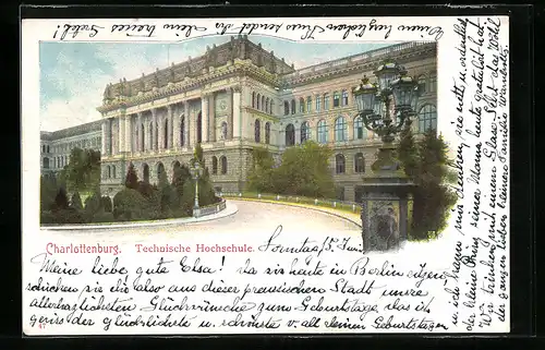 AK Berlin-Charlottenburg, Technische Hochschule