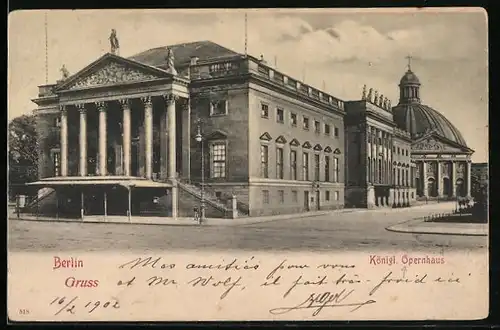 AK Berlin, Königliches Opernhaus