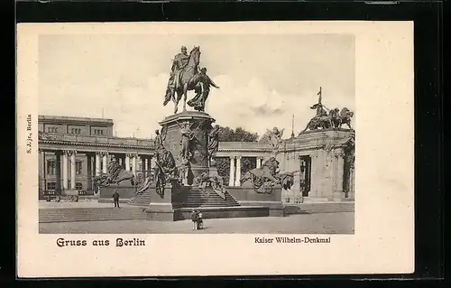 AK Berlin, Kaiser Wilhelm-Denkmal