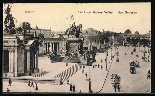 AK Berlin, Denkmal Kaiser Wilhelm des Grossen