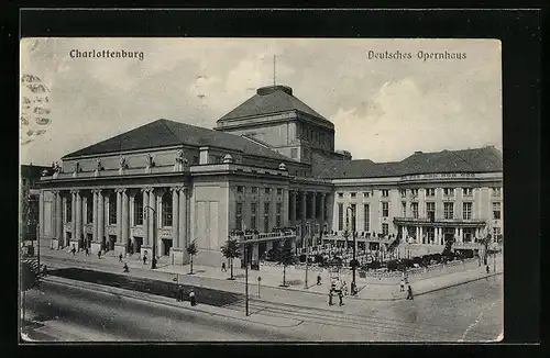 AK Berlin-Charlottenburg, Deutsches Opernhaus