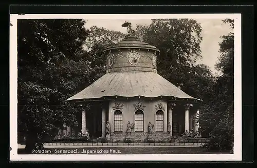 AK Potsdam-Sanssouci, Japanisches Haus