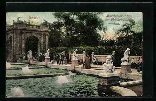 AK Berlin-Friedrichshain, Märchenbrunnen