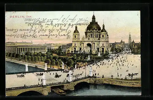 AK Berlin, Lustgarten und Dom