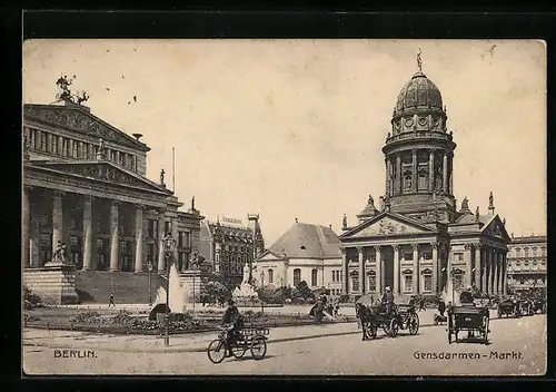 AK Berlin, Partie am Gendarmenmarkt