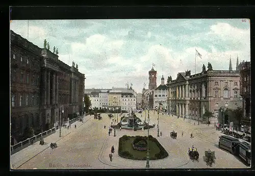 AK Berlin, Ansicht vom Schlossplatz