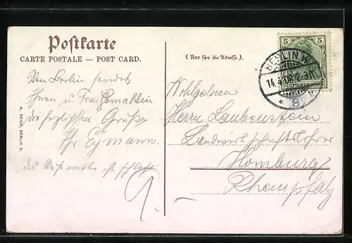 AK Berlin, Ansicht vom Schlossplatz