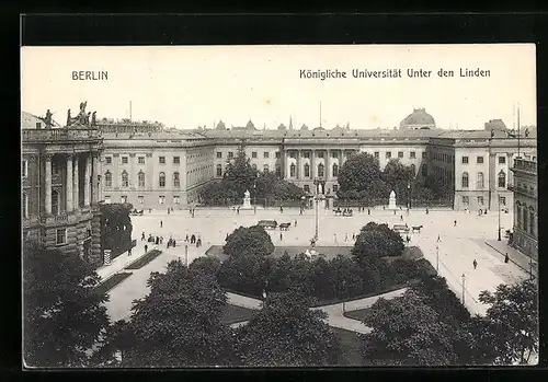 AK Berlin, Königliche Universität Unter den Linden