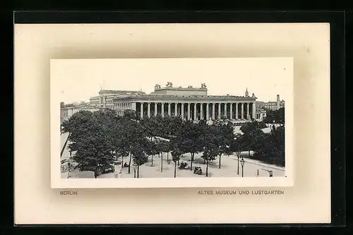 AK Berlin, Altes Museum und Lustgarten