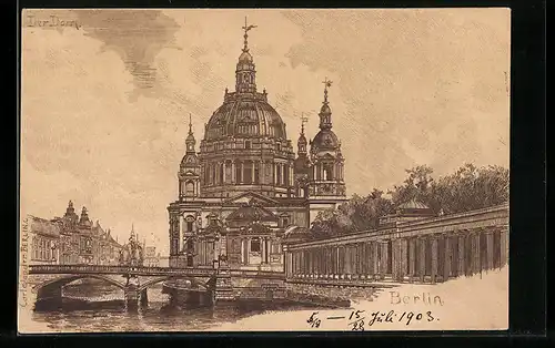 Lithographie Berlin, Der Dom