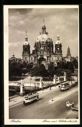 AK Berlin, Dom und Schlossbrücke