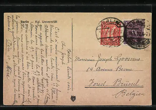 AK Berlin, Ansicht der Kgl. Universität