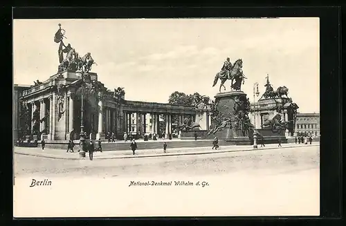 AK Berlin, National-Denkmal Wilhelm des Grossen