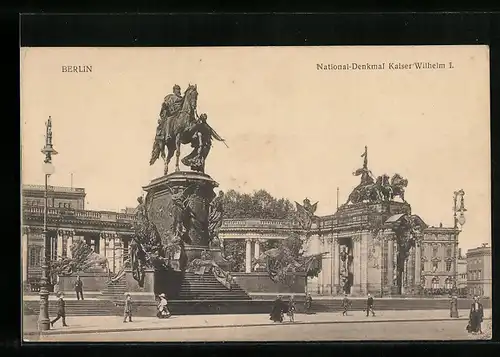 AK Berlin, National-Denkmal Kaiser Wilhelm I.