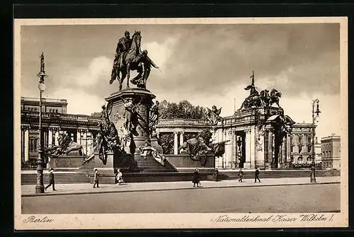 AK Berlin, Nationaldenkmal Kaiser Wilhelm I.