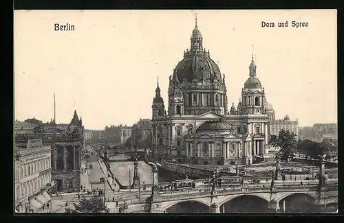 AK Berlin, Dom mit Spree