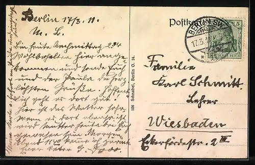 AK Berlin, Wachtparade auf der Strasse Unter den Linden