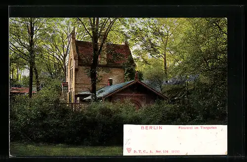 AK Berlin, Försterei im Tiergarten