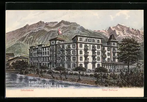 AK Interlaken, Hôtel Bellevue am Wasser