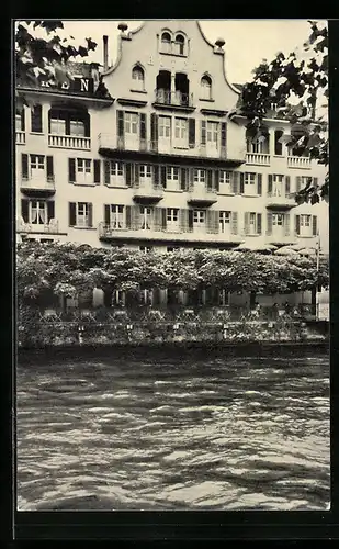 AK Thun, Hotel Falken von R. Hunziker-Ritschard