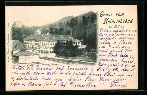AK Herisau, Blick auf das Heinrichsbad